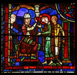 Szene aus dem Leben des heiligen Martin, Kathedrale von Chartres